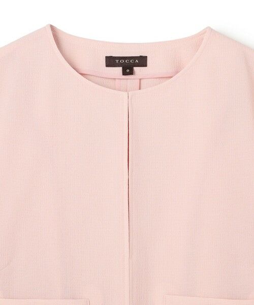 TOCCA / トッカ ノーカラージャケット | 【星風まどかさん着用】LUMINOUS VEIL ジャケット | 詳細4