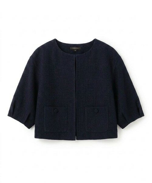 TOCCA / トッカ ノーカラージャケット | 【再入荷!・星風まどかさん着用・新色追加】LUMINOUS VEIL ジャケット | 詳細24