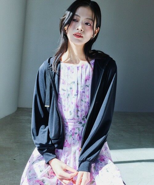 TOCCA / トッカ パーカー | 【松木育未さん着用】SUNNY VEIL ラッシュガードパーカー（ブラック系）