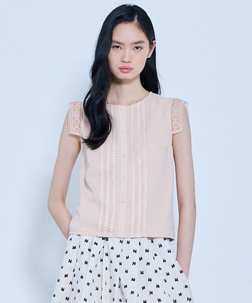 TOCCA / トッカ シャツ・ブラウス | VEGA＆STAR LACE ブラウス（ピンク系）