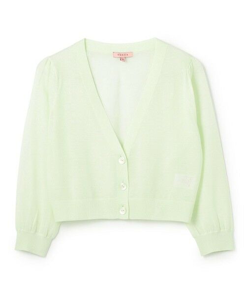 TOCCA / トッカ カーディガン・ボレロ | 【星風まどかさん着用】SHEER CARDIGAN カーディガン（ライトグリーン系）