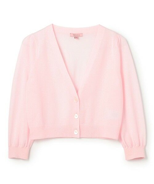 TOCCA / トッカ カーディガン・ボレロ | 【星風まどかさん着用】SHEER CARDIGAN カーディガン（ピンク系）