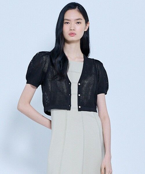 TOCCA / トッカ カーディガン・ボレロ | 【星風まどかさん着用】SOLAR GLOW KNIT カーディガン（ブラック系）