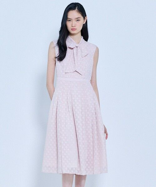 TOCCA / トッカ ロング・マキシ丈ワンピース | SQUARE VEIL DRESS ドレス（ピンク系5）
