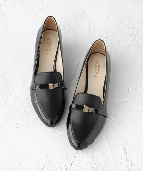 TOCCA / トッカ パンプス | 【晴雨兼用】TINY RIBBON  RAIN ROAFER レインパンプス（ブラック系）