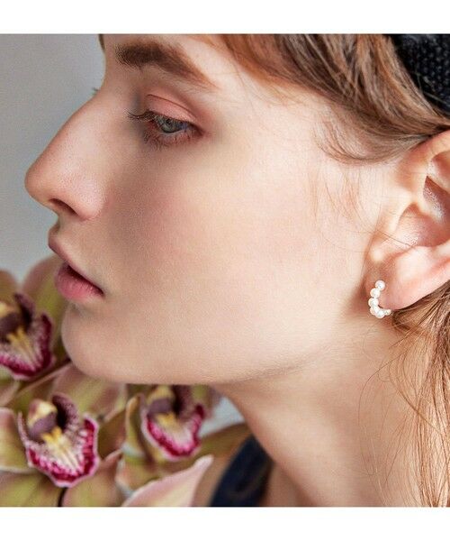 TOCCA / トッカ ネックレス・ペンダント・チョーカー | 【WEB限定】FRILL PEARL PIERCED EARRINGS K10 淡水パール ピアス | 詳細2