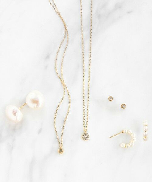 TOCCA / トッカ ネックレス・ペンダント・チョーカー | 【WEB限定】FRILL PEARL PIERCED EARRINGS K10 淡水パール ピアス | 詳細6