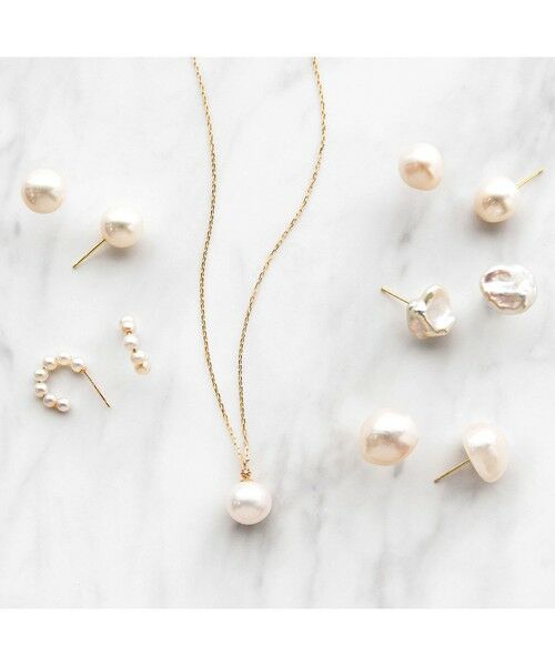 TOCCA / トッカ ネックレス・ペンダント・チョーカー | 【WEB限定】FRILL PEARL PIERCED EARRINGS K10 淡水パール ピアス | 詳細7