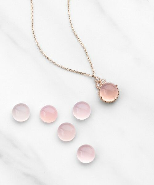 TOCCA / トッカ ネックレス・ペンダント・チョーカー | 【WEB限定】BLOOMING BUD K10 NECKLACE K10 天然石カボションカット ダイヤモンド ネックレス | 詳細4
