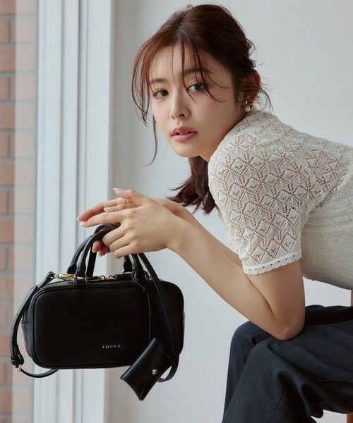 TOCCA / トッカ ボストンバッグ | CLAVIER LEATHER BOSTON BAG ボストンバッグ【古畑星夏さん着用】 | 詳細1