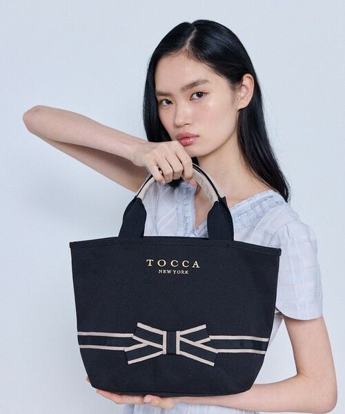 TOCCA / トッカ トートバッグ | BOW BRIDGE CANVAS TOTE トートバッグ【星風まどかさん着用】 | 詳細1