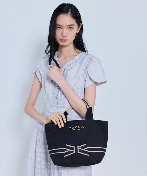 TOCCA / トッカ トートバッグ | BOW BRIDGE CANVAS TOTE トートバッグ【星風まどかさん着用】 | 詳細2