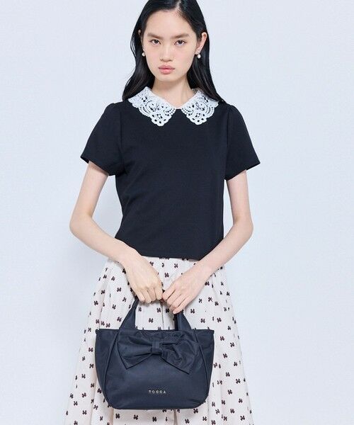 TOCCA / トッカ トートバッグ | RIBBON CUBE NYLON MINI TOTE ミニトートバッグ【古畑星夏さん着用】 | 詳細14