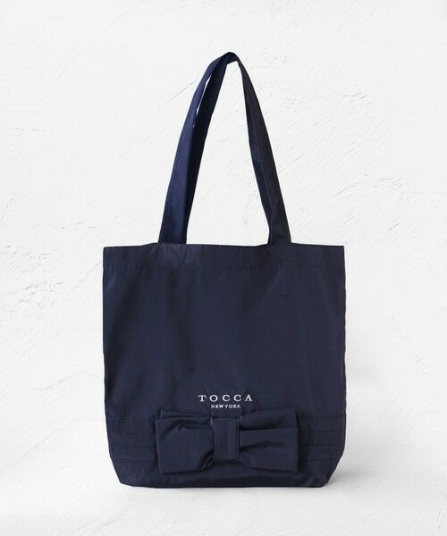 TOCCA / トッカ エコバッグ | HOLDING KNOT SUBBAG サブバッグ【星風まどかさん着用・A4サイズ対応】（ネイビー系）