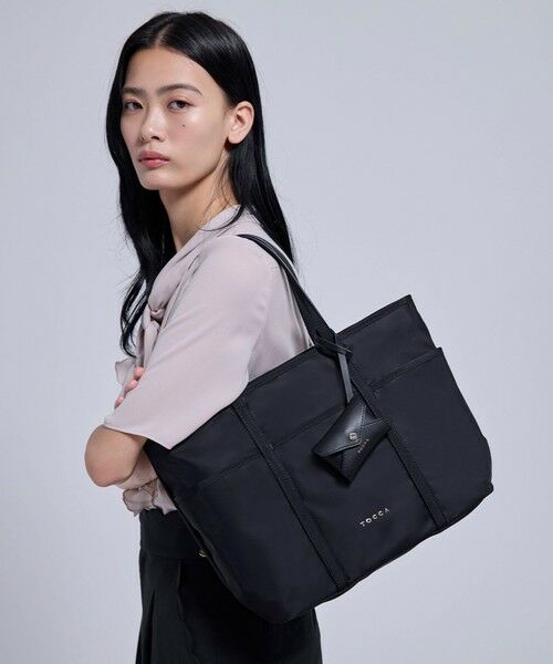 TOCCA / トッカ トートバッグ | T-LETTERA NYLON BAG ナイロンバッグ【A4サイズ対応】 | 詳細1