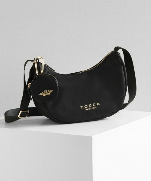 TOCCA / トッカ ショルダーバッグ | MEMORY OF MOON POCHETTE ナイロンポシェット【WEB＆一部店舗限定・環境にやさしい素材】（ブラック系）