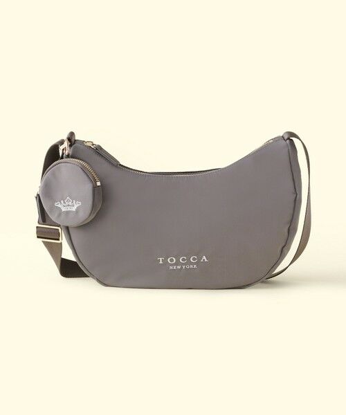 TOCCA / トッカ ショルダーバッグ | MEMORY OF MOON POCHETTE ナイロンポシェット【WEB＆一部店舗限定・環境にやさしい素材】（グレージュ系）