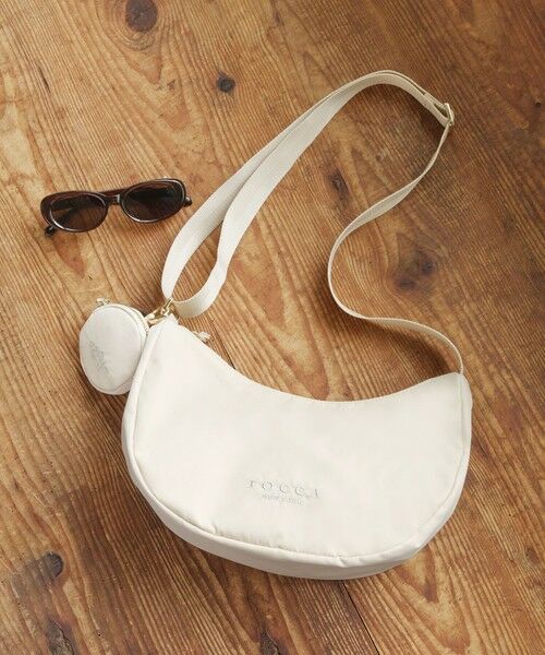 TOCCA / トッカ ショルダーバッグ | MEMORY OF MOON POCHETTE ナイロンポシェット【WEB＆一部店舗限定・環境にやさしい素材】（アイボリー系）
