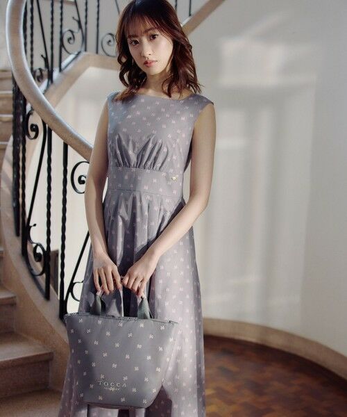 TOCCA / トッカ トートバッグ | SKIPPING ICON TOTE トートバッグ【星風まどかさん着用・WEB＆一部店舗限定】（ライトグレー系5）