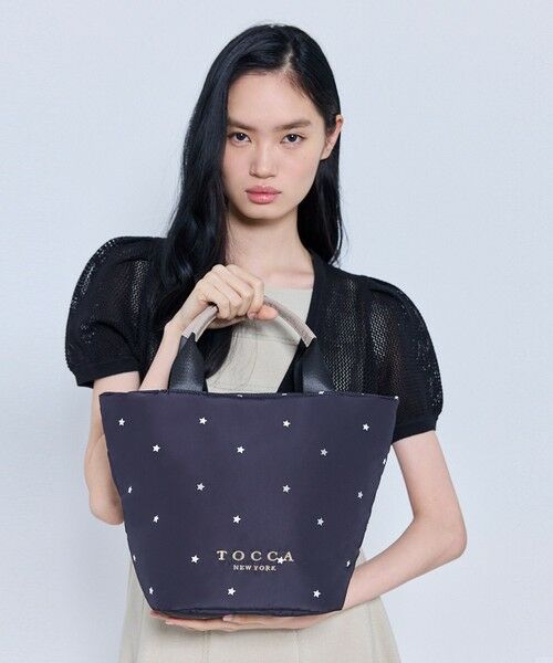 TOCCA / トッカ トートバッグ | SKIPPING ICON TOTE トートバッグ【星風まどかさん着用・WEB＆一部店舗限定】（ブラック系）
