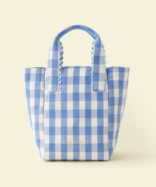 TOCCA / トッカ トートバッグ | WAVES HANDLE TOTE トートバッグ【星風まどかさん着用・WEB＆一部店舗限定】（ブルー系）