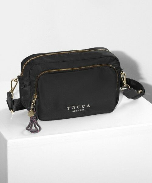 TOCCA / トッカ ショルダーバッグ | CUSCINO POCHETTE ショルダーバッグ【WEB＆一部店舗限定・環境にやさしい素材】（ブラック系）