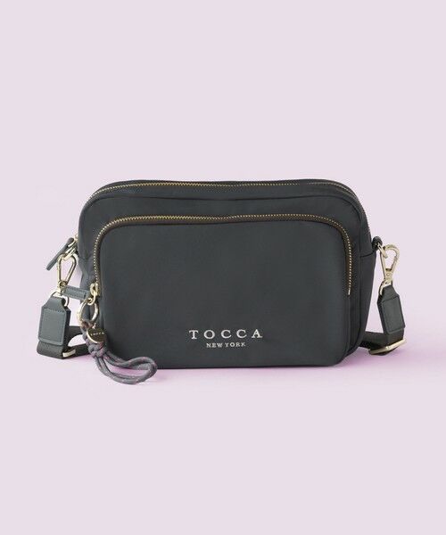 TOCCA / トッカ ショルダーバッグ | CUSCINO POCHETTE ショルダーバッグ【WEB＆一部店舗限定・環境にやさしい素材】（ライトグレー系）