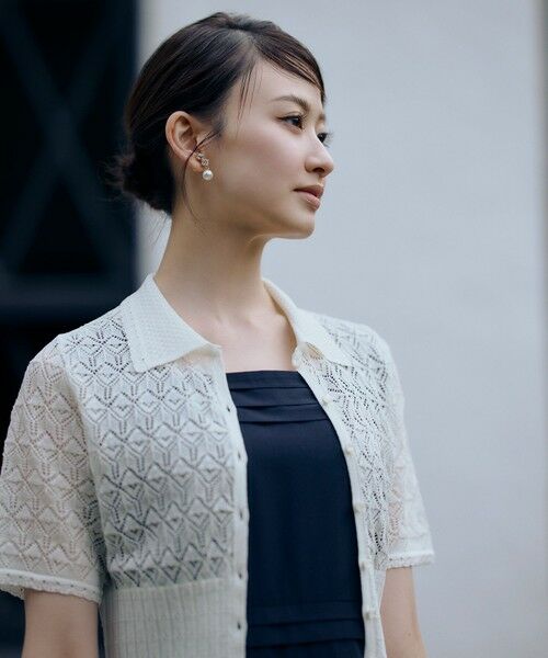 TOCCA / トッカ ニット・セーター | 【星風まどかさん着用】SPIDER LACE KNIT レースニットカーディガン | 詳細4