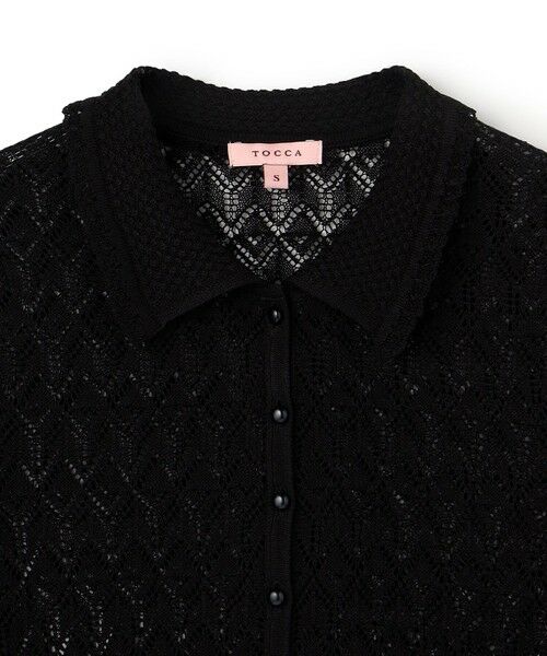 TOCCA / トッカ ニット・セーター | 【星風まどかさん着用】SPIDER LACE KNIT レースニットカーディガン | 詳細20