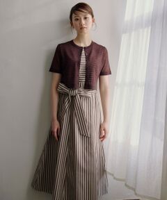 TOCCA / トッカ ロング・マキシ丈ワンピース | 【星風まどかさん着用】STRIPE PARASOL ドレス