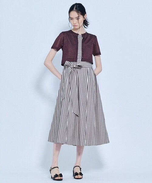 TOCCA / トッカ ロング・マキシ丈ワンピース | 【星風まどかさん着用】STRIPE PARASOL ドレス | 詳細2