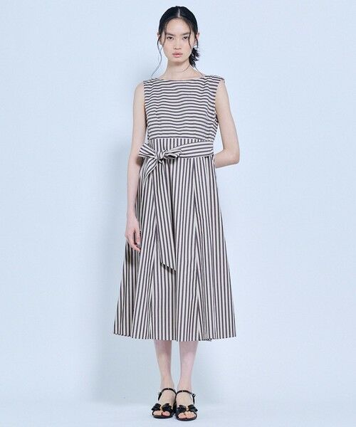 TOCCA / トッカ ロング・マキシ丈ワンピース | 【星風まどかさん着用】STRIPE PARASOL ドレス | 詳細3