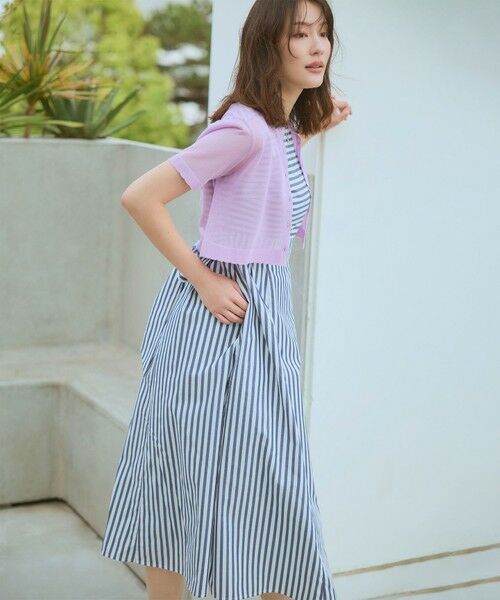 TOCCA / トッカ ロング・マキシ丈ワンピース | 【星風まどかさん着用】STRIPE PARASOL ドレス | 詳細16