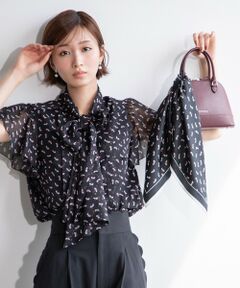 TOCCA / トッカ バンダナ・スカーフ | 【岡崎紗絵さん着用】RIBBON&HIGHHEEL SILK SCARF シルクスカーフ