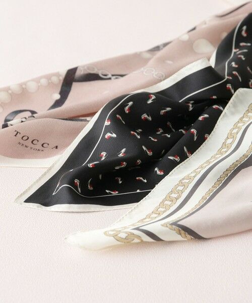 TOCCA / トッカ バンダナ・スカーフ | 【岡崎紗絵さん着用】RIBBON&HIGHHEEL SILK SCARF シルクスカーフ | 詳細3