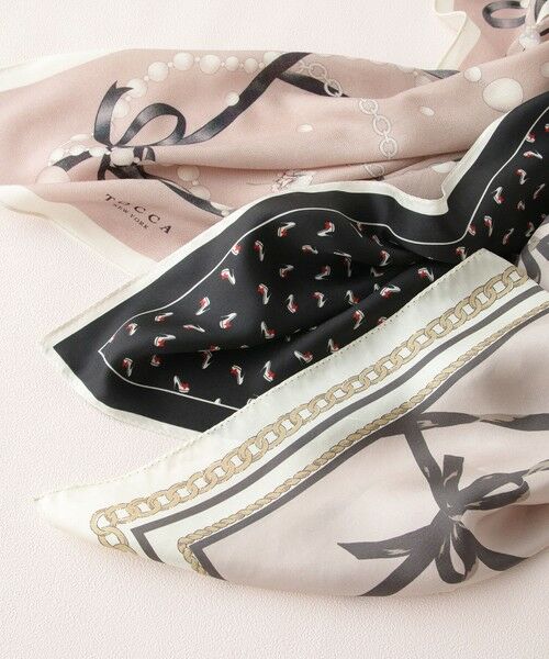 TOCCA / トッカ バンダナ・スカーフ | 【岡崎紗絵さん着用】RIBBON&HIGHHEEL SILK SCARF シルクスカーフ | 詳細4