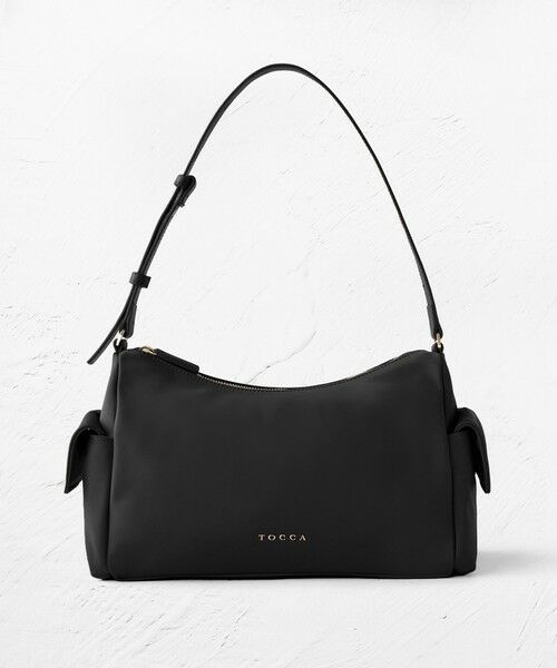 TOCCA / トッカ ショルダーバッグ | IN CREADLE NYLON BAG Ｍ ワンショルダーバッグ（ブラック系）