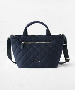 TOCCA / トッカ トートバッグ | TRACE PAVE FASTENER TOTE ナイロンキルトバッグ