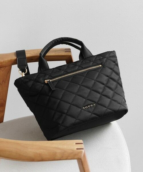 TOCCA / トッカ トートバッグ | TRACE PAVE FASTENER TOTE ナイロンキルトバッグ | 詳細3