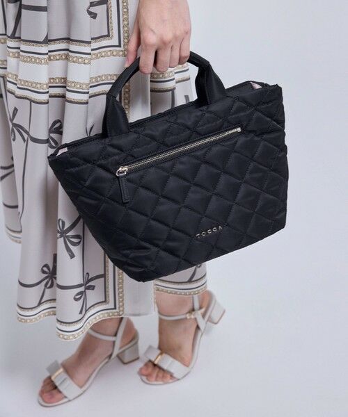 TOCCA / トッカ トートバッグ | TRACE PAVE FASTENER TOTE ナイロンキルトバッグ | 詳細4