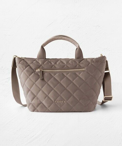 TOCCA / トッカ トートバッグ | TRACE PAVE FASTENER TOTE ナイロンキルトバッグ | 詳細11