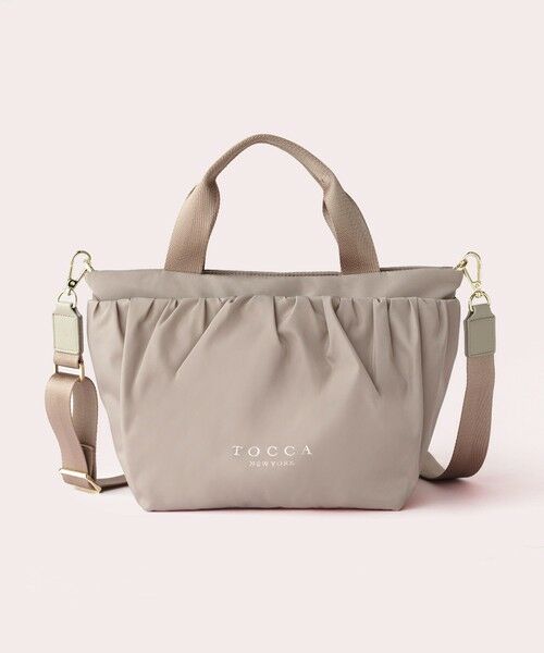 TOCCA / トッカ ショルダーバッグ | TWISTY FORM BAG トートバッグ【WEB＆一部店舗限定】（ベージュ系）