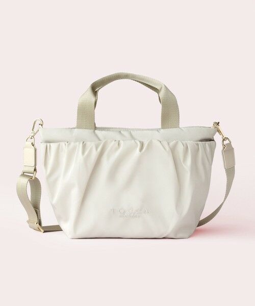 TOCCA / トッカ ショルダーバッグ | TWISTY FORM BAG トートバッグ【WEB＆一部店舗限定】（アイボリー系）