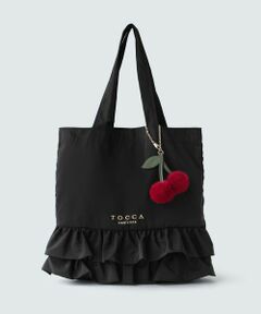 TOCCA / トッカ ショルダーバッグ | SOGNO FUR CHARM TOTE トートバッグ【WEB＆一部店舗限定・A4サイズ対応】