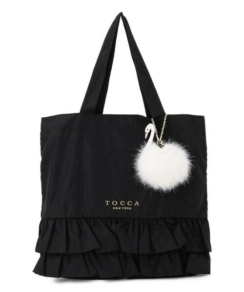TOCCA / トッカ ショルダーバッグ | SOGNO FUR CHARM TOTE トートバッグ【WEB＆一部店舗限定・A4サイズ対応】 | 詳細1
