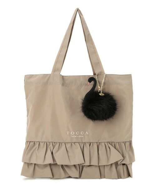 TOCCA / トッカ ショルダーバッグ | SOGNO FUR CHARM TOTE トートバッグ【WEB＆一部店舗限定・A4サイズ対応】 | 詳細4