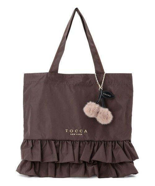 TOCCA / トッカ ショルダーバッグ | SOGNO FUR CHARM TOTE トートバッグ【WEB＆一部店舗限定・A4サイズ対応】 | 詳細10