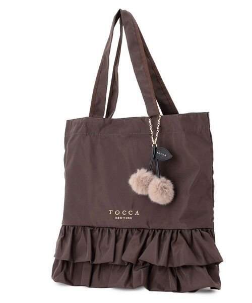 TOCCA / トッカ ショルダーバッグ | SOGNO FUR CHARM TOTE トートバッグ【WEB＆一部店舗限定・A4サイズ対応】 | 詳細12