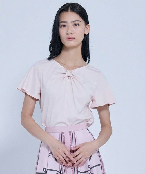 TOCCA / トッカ カットソー | RIBBON BOND Tシャツ（ピンク系）