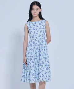 TOCCA / トッカ ロング・マキシ丈ワンピース | HYDRANGEA IN RAIN ドレス